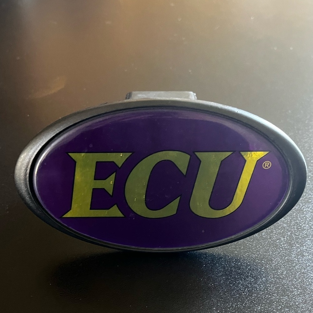 Like NEW ECU East Carolina University hitch cover